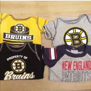 Boston sports onesies